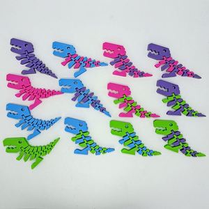 Modèle de dinosaure réaliste imprimé en 3D, jouet articulé tridimensionnel pour enfants - Product Image 2