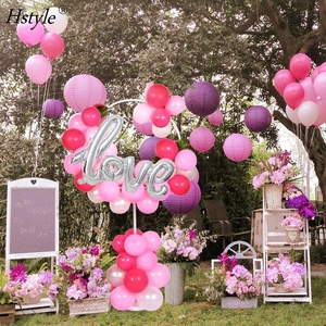 Palloncino Ghirlanda Arco Kit Rotonda <span class=keywords><strong>Colonna</strong></span> Pavimento Supporto Del Basamento con il cerchio <span class=keywords><strong>Colonna</strong></span> Pavimento Stand kit per Le Donne di Compleanno di Cerimonia Nuziale HS509 - Product Image 6