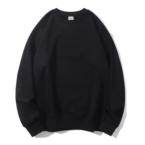 Sweat-shirts pour hommes en coton 100% personnalisés avec logo, en molleton français de luxe 280 g/m², col rond surdimensionné, respirant, écologique, pour l'hiver - Product Image 4