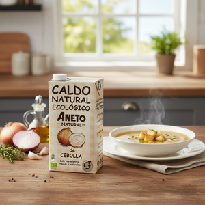 Caldo de Cebolla Orgánico Bajo en Sal, 6X1L, Hecho en España, Saludable, Nutritivo y Aromático, para Exportación, Buen Precio Final - Product Image 3