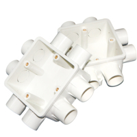 Boîtier de commutation à 8 voies fabriqué en PVC de qualité supérieure avec des caractéristiques ignifuges supérieures-Idéal pour les applications de commutation en intérieur