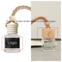 Bouteille de parfum pour voiture en verre vide de 5 ml, 8 ml, 10 ml, diffuseur de parfum pour voiture, diffuseur de parfum pour voiture