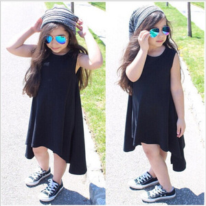 Best Price New Fashion Formal Girls 0-5 Years <b>Old</b> Long-Sleeved All Black Dress Spring Autumn Export From Kolkata - Product Image 3