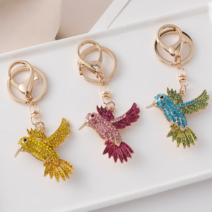 Bán Buôn Tùy Chỉnh <span class=keywords><strong>Keychain</strong></span> Thời Trang Sang Trọng Tôm Hùm Clasp Dễ Thương Birdie Kim Cương Bling Rhinestone Kim Loại <span class=keywords><strong>Keychain</strong></span> - Product Image 3