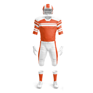 Conjunto de Uniforme de Fútbol Americano Personalizado, Jersey Acolchado para Hombre con Casco, Pantalones, Guantes, Tacos, Kit Completo de Equipamiento de Fútbol Americano OEM - Product Image 1