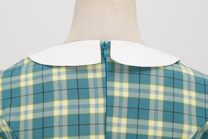Robes Chemises Sans Manches à Bretelles Fines pour Femmes, Style Vintage Rétro à Carreaux, Écologiques, Respirantes, en Tissu Peigné Teint Uni Lavable - Product Image 6