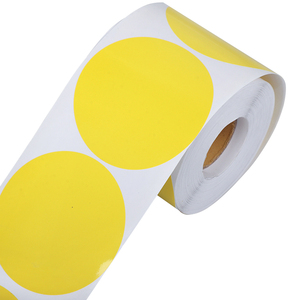 Chất Lượng Cao Bán Hàng Trực Tiếp Đầy Màu Sắc Nhiệt Vòng Tròn Nhãn Cuộn Tự Dính Có thể In Nhiệt Nhãn - Product Image 4