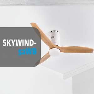 <b>Ceiling</b> Fan 52 Inch <b>Light</b> Wood Blades With Led <b>Light</b> <b>Remote</b> <b>Control</b> Indoor Use - Product Image 2