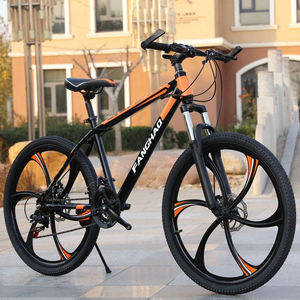 Vélo <span class=keywords><strong>VTT</strong></span> 26 Pouces en Aluminium de Haute Qualité 21 Vitesses avec Freins à Disque Suspension Avant - Capacité de Charge 160 kg Matériau Fourche Acier - Product Image 2