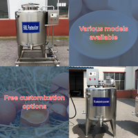Ligne de production de liquide d'œuf de 100 à 500 L/lot / Ligne de pasteurisation de liquide d'œuf
