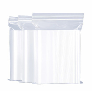 Sac en plastique auto-scellant avec fermeture éclair, emballage transparent pour accessoires vestimentaires, 4x6cm à 12x17cm, rangement de bijoux DIY - Product Image 4