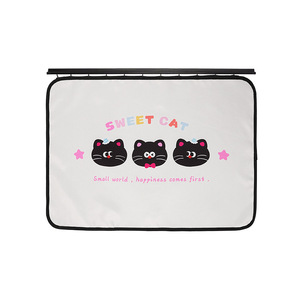Pare-soleil semi-transparent Sweet Cat pour vitres arrière de voiture, protection solaire pour enfants, couverture d'intimité - Product Image 5