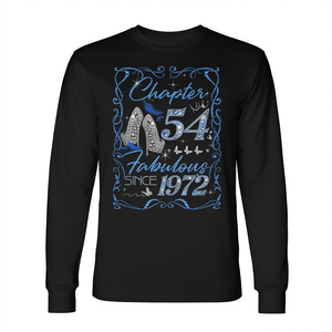 Capítulo 54 Fabulous Since 1972 Camiseta de manga larga, regalo para el 54º cumpleaños - Product Image 2