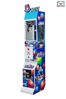 Mini machine à griffes compacte, attrape-poupées d'arcade à monnayeur, grue à jouets sur le thème des bonbons pour centres commerciaux et cinémas