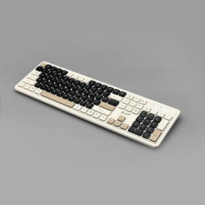 Nouveau clavier PC 2.4G sans fil 104 touches interface <span class=keywords><strong>USB</strong></span> tactile doux touches chocolat opération optique ordinateur portable utilisation bureau Royaume-Uni - Product Image 4