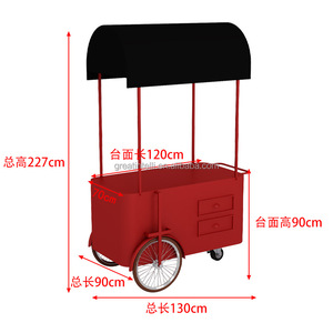 Vélo de restauration rapide mobile Camionnettes de bière mobiles à vendre Tricycle Vélo de vente de bière électrique - Product Image 6