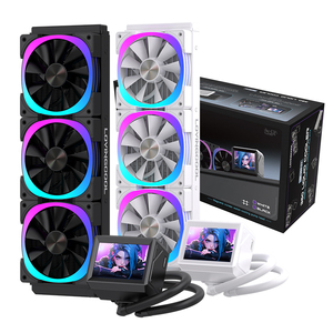 Lovingcool New Design 360 ARGB Processor <strong>Liquid</strong> Cooling System PC <strong>CPU</strong> Water <strong>Cooler</strong> Cooling Fans with 3.5 Inch Display Screen - Product Image 1