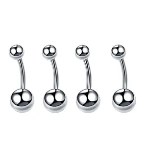 New Style Hot Selling Pure Titanium G23 Navel Nail Simple Piercing Jewelry Sexy Navel Puncture Jewelry