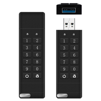 Goldenfir FLASH DRIVE terenkripsi USB 3.0 128GB 256GB transmisi cepat stabil, efisiensi kerja lebih tinggi
