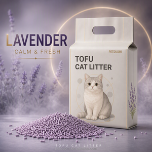 Litière pour chat en tofu de soja à agglomération rapide, facile à ramasser, faible en poussière, à base végétale, pour les acheteurs en gros - Product Image 1
