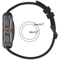 Bracelet de montre intelligente en silicone pour Watch Ultra 2, bande élastique respirante avec fermeture auto-agrippante, remplaçable