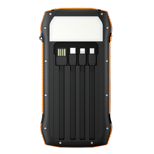 แบตเตอรี่สำรองพลังงานแสงอาทิตย์ขนาด20,000mAh ใหม่พร้อมสายชาร์จและไฟฉายในตัวเป็นตัวเลือกยอดนิยมสำหรับการใช้งานกลางแจ้ง - Product Image 3