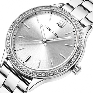 Reloj de Lujo para Mujer, Moderno, Resistente al Agua, con Cristales, Regalo para Chicas, Reloj de Cuarzo, Reloj MF0043 - Product Image 4