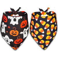 Nouvelle Tendance : Bandana de Noël Personnalisé pour Chien, Écharpe de Fête pour Chat (Citrouille, Maïs Sucré) – Accessoires pour Chiens et Chats