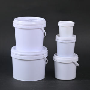 دلاء صغيرة مخصصة صالحة للطعام ومتينة وصديقة للبيئة وقابلة لإعادة التدوير مع مقبض وغطاء للاستخدام المنزلي والطلاء والحرف اليدوية والديكور - Product Image 5