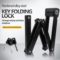 Candado de Cadena Plegable Ultra Seguro para Bicicletas, Diseñado para Áreas de Alto Riesgo, Compatible con Patinetes Eléctricos, Motocicletas y Bicicletas Plegables