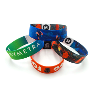 Bracelet élastique en polyester avec design personnalisé par sublimation, bracelet NFC - Product Image 6