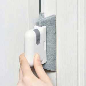 2-in-1 Multifunctional Hand Held Scourer Groove <b>Cleaning</b> <b>Brush</b> Nylon Bristles Eco-Friendly Durable Plastic Handle for <b>Window</b> - Product Image 4