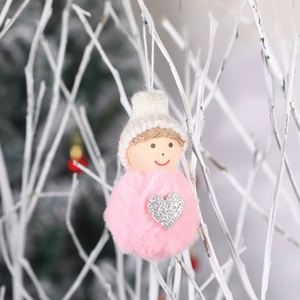 Handmade High Quality Cute <b>Christmas</b> Angel Doll Circle Hanging Ornament for Xmas Tree Festive Holiday Decoration Gift - Product Image 4