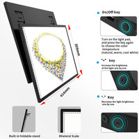 OEM ODM al por mayor LED tablero de dibujo diamante pintura caja de luz LED tableta tablero Pad