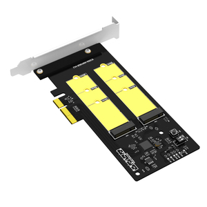 MAIWO Dual Bay <span class=keywords><strong>M</strong></span>.<span class=keywords><strong>2</strong></span> SSD kartu PCIex4x8x16 dengan RAID0/1 mendukung b-key (NGFF) <span class=keywords><strong>M</strong></span>.<span class=keywords><strong>2</strong></span> SDD 2242/2260/2280mm KCSSD6plus - Product Image 4