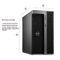 Estación de Trabajo Dell Precision T7920/T7960 Nueva de Fábrica, Computadora de Escritorio con Tarjeta Gráfica Discreta W5-3435X en Stock