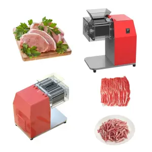 commercial automatic chicken breast and beef cut machine industrial meat shredding dicer produce pork cutting cooked made