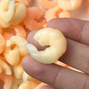 Juguete de Plástico TPR con Forma de Carne de Camarón Simulada, Juguete de Extrusión de Alimentos para Niños de 2 Años en Adelante - Product Image 3