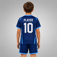 En gros Short de football pour garçons imprimé par transfert thermique, en tissu léger à séchage rapide, avec motif personnalisé, pour la maternelle et les jeunes