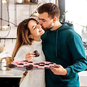Moules en silicone pour la décoration de gâteaux, forme de cœur, sans BPA, outils de moulage au chocolat - Product Image 6