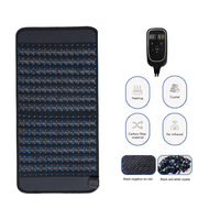 Vente directe d'usine 39*19.5 pouces PEMF améthyste cristal infrarouge lointain tapis de chaise de thérapie thermique pour chaud