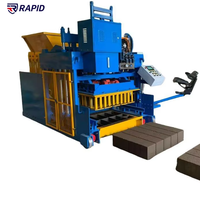 Machine de fabrication de briques et de blocs hydraulique semi-automatique intelligente RPT10-15 avec système PLC, moulage en 15-20 secondes