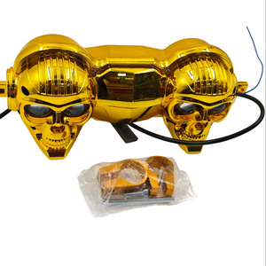 Altavoz de motocicleta de calavera de diseñador adecuado para varios modelos de motocicleta <span class=keywords><strong>MP3</strong></span> multifuncional a prueba de agua - Product Image 2