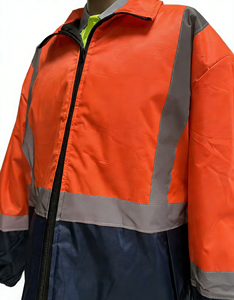 Chaqueta de Seguridad Impermeable y Aislante de Alta Visibilidad, Fabricada con Tela Oxford 150D, para Ropa de Trabajo - Product Image 3
