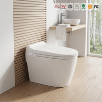 WC intelligent certifié SAA WaterMark, bidet monobloc, siège chauffant, sécheur à air chaud, massage, lavage, écran LED, télécommande