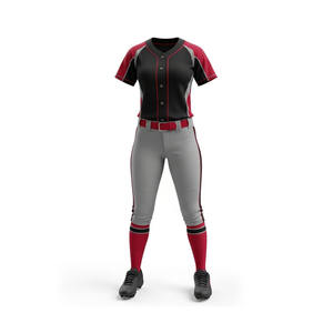 Uniformes de softball pour femmes de couleur unie, service OEM, haute qualité, vente en gros, uniformes de softball respirants de haute qualité pour adultes - Product Image 1