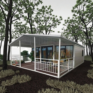 Casa contenedor expandible de 20 pies y 40 pies, baño plegable extraíble, instalaciones de cocina, almacén de Australia, tienda de acero - Product Image 2