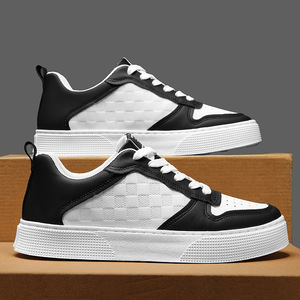Zapatillas Deportivas Versátiles para Hombre, Parte Superior de Lona Blanca, Duraderas, Casuales, de Verano, con Plataforma, para Skateboarding, Originales - Product Image 1