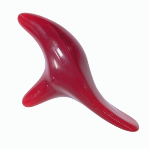 Herramienta de masaje, cuchara de masaje corporal, raspador de resina roja con cabeza de pájaro - Product Image 6