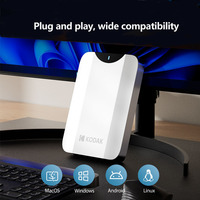Hard Disk Eksternal Kodak 1TB/2TB 2.5 inci Portabel USB 3.2 Antarmuka Kecepatan Tinggi HDD Laptop P230
